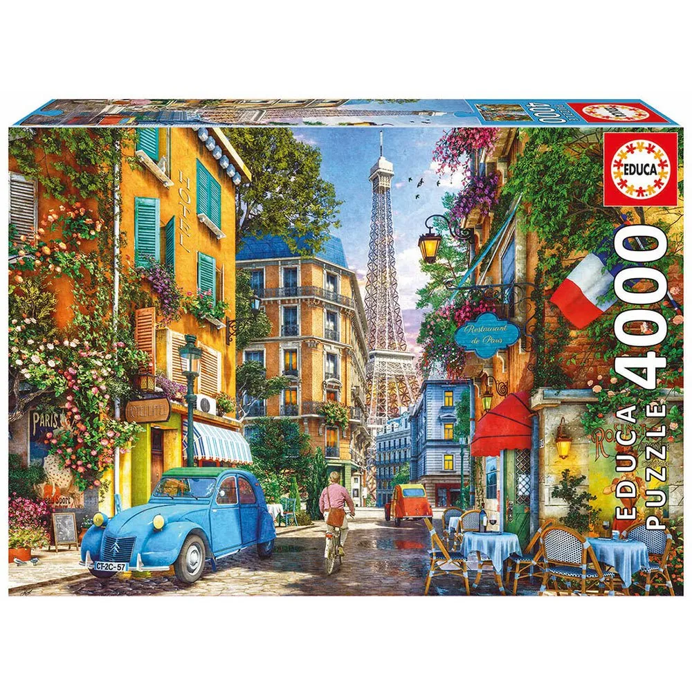 

Educa Puzzle 4000 Streets Of Paris, мультиколор