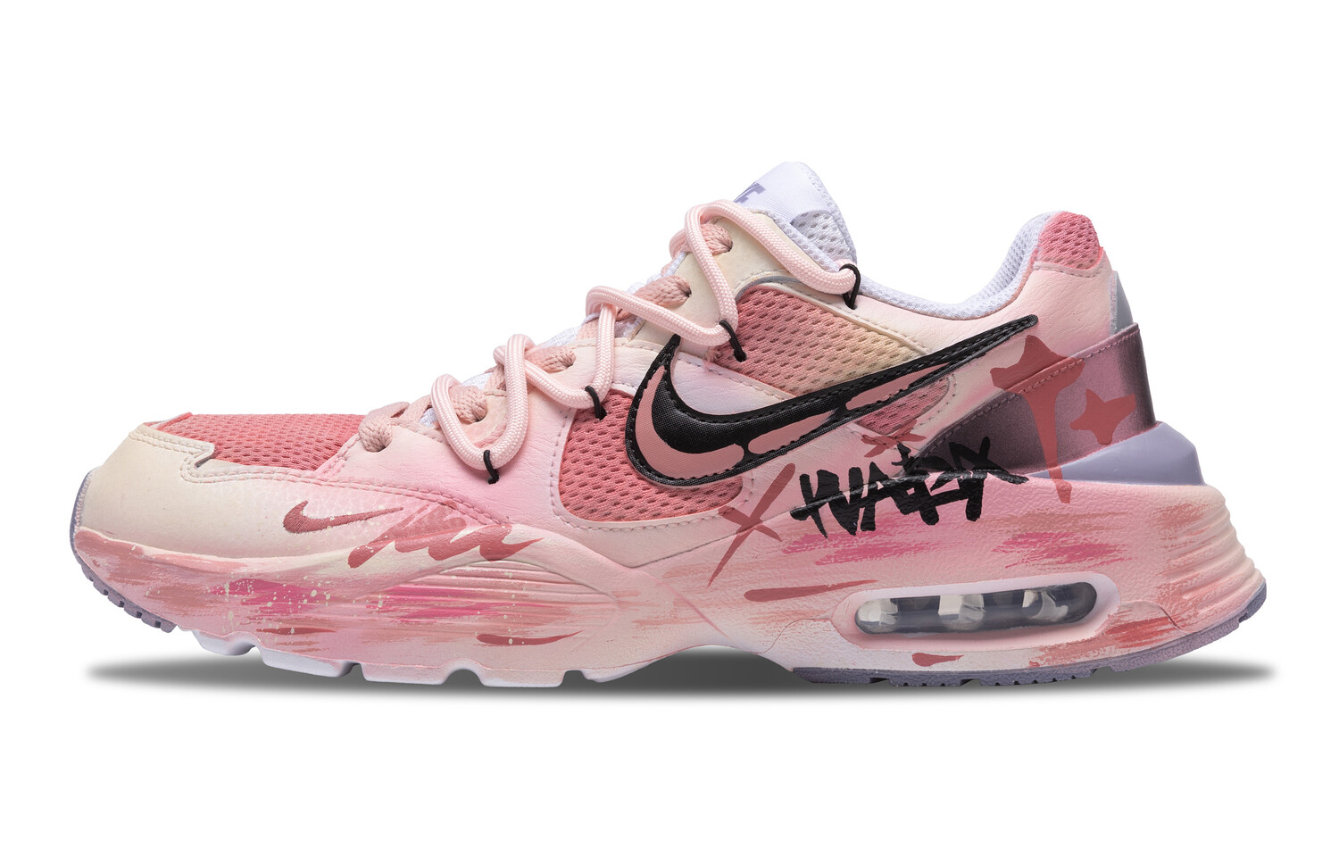 

Кроссовки Air Max Fusion женские с низким верхом серые Nike
