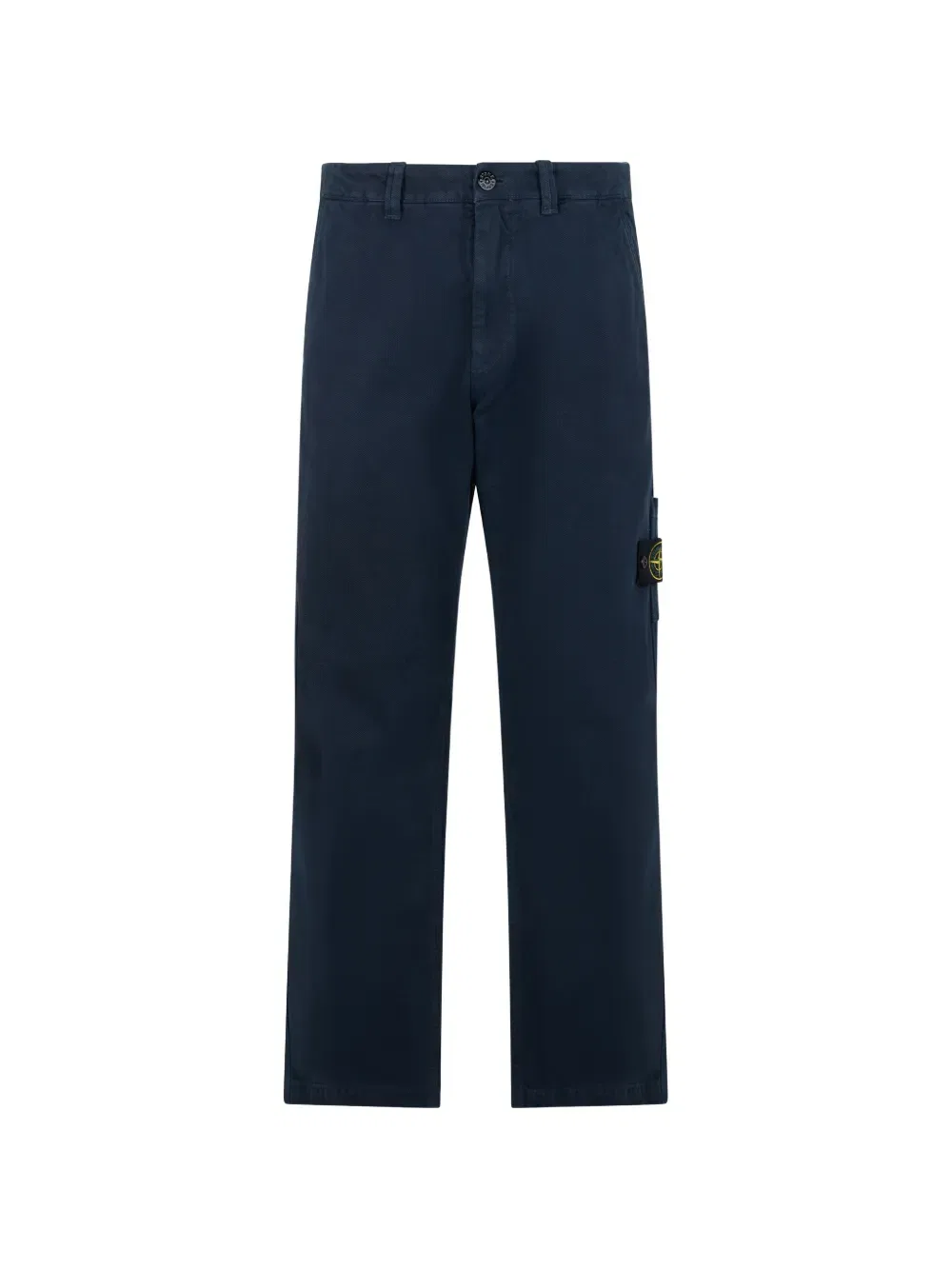 Брюки с нашивкой с логотипом Stone Island, синий