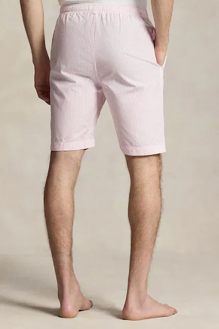 Пижамные шорты хлопковые Polo Ralph Lauren, розовый — фото 2