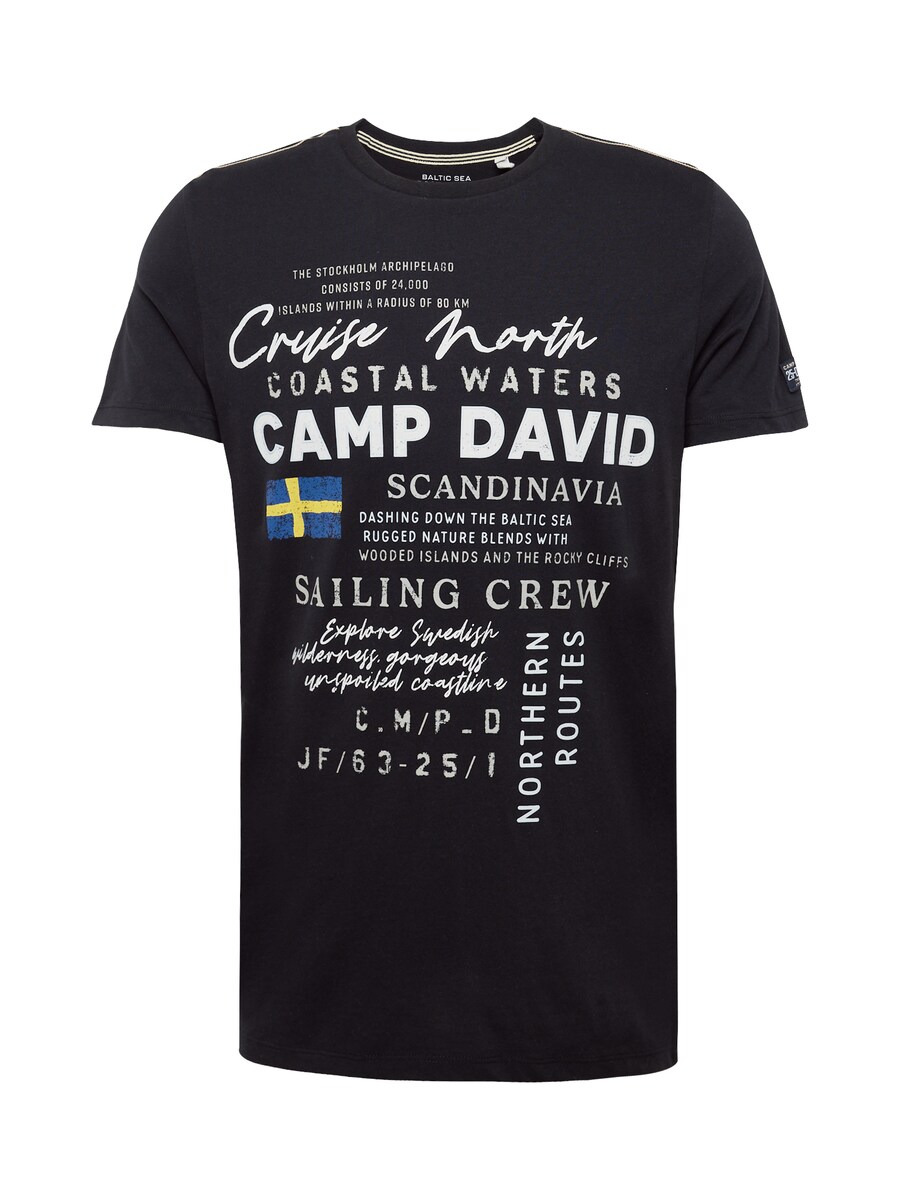 

Классическая футболка CAMP DAVID Shirt Cruise North, черный