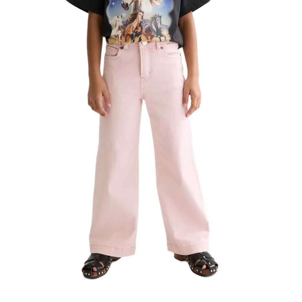 

Джинсы Scotch & Soda The Wave Wide Leg, розовый