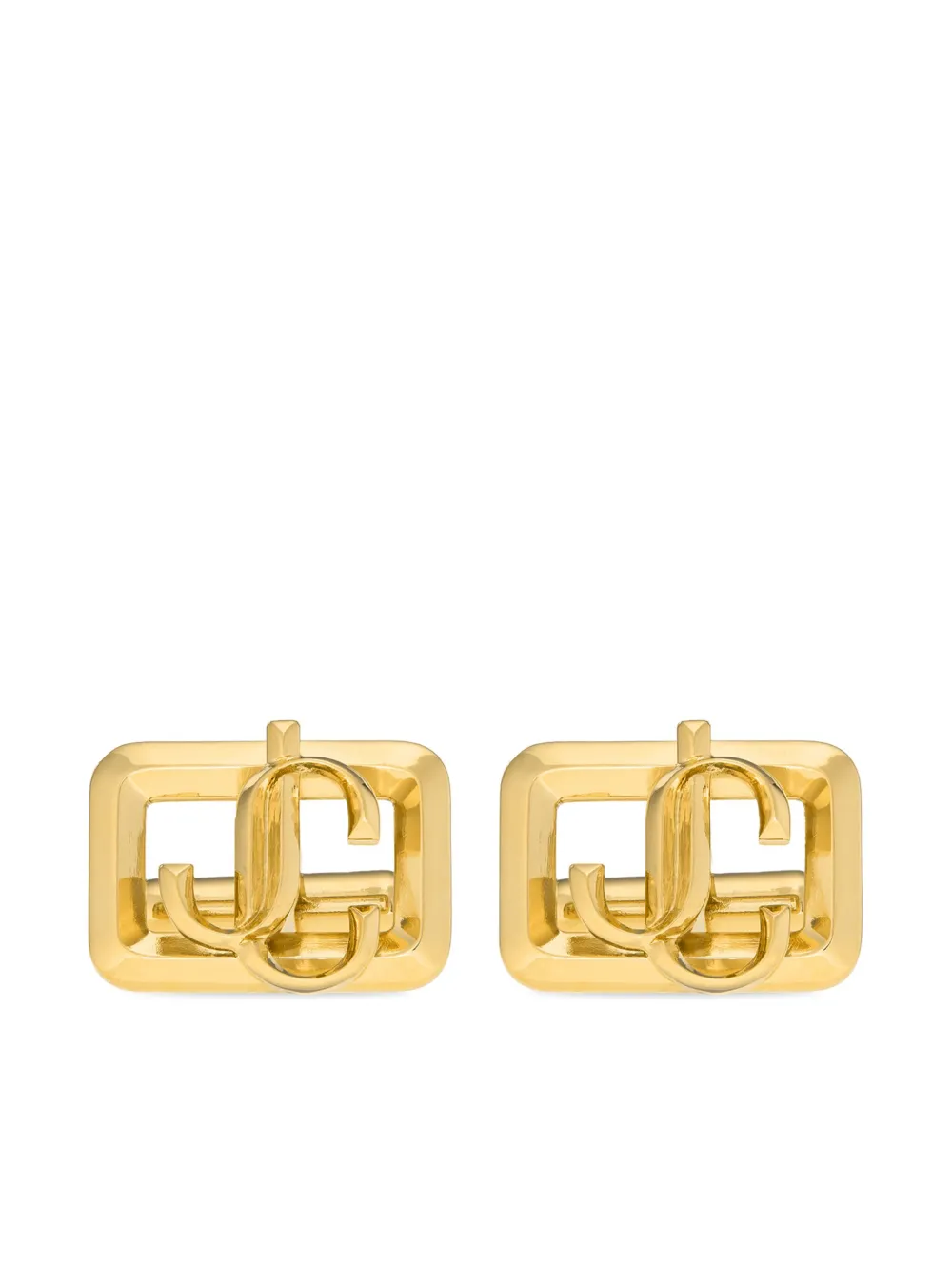 

Запонки Square JC JIMMY CHOO, золотой