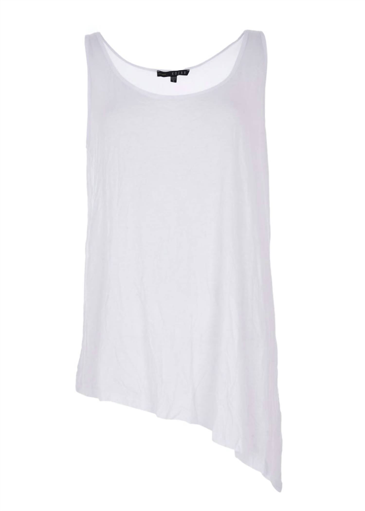 

Майка Colt Tank Top в белом жатом цвете KOZAN