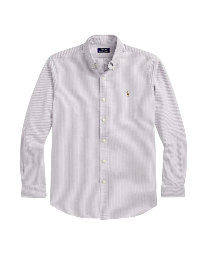 

Повседневная спортивная рубашка с длинными рукавами, белая Polo Ralph Lauren, белый