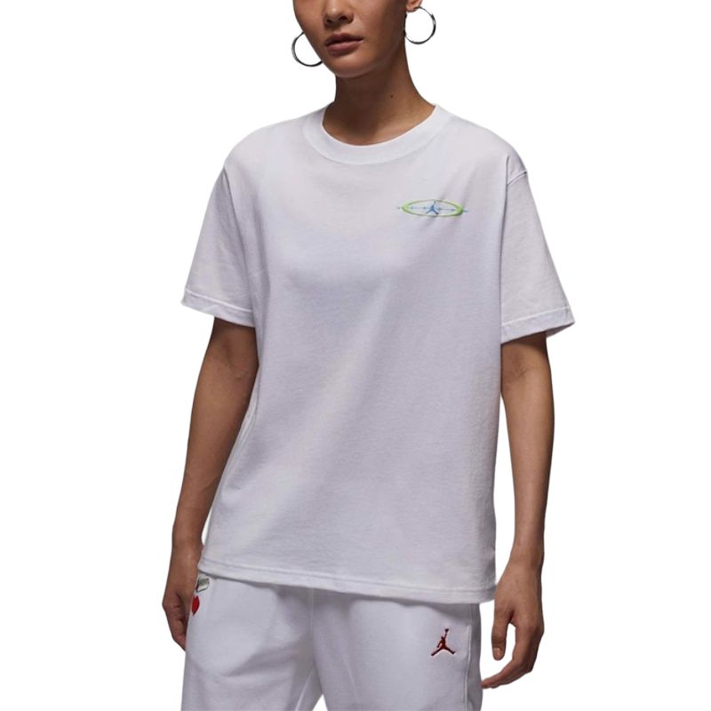 

Женская футболка Brooklyn с принтом Jordan, белый