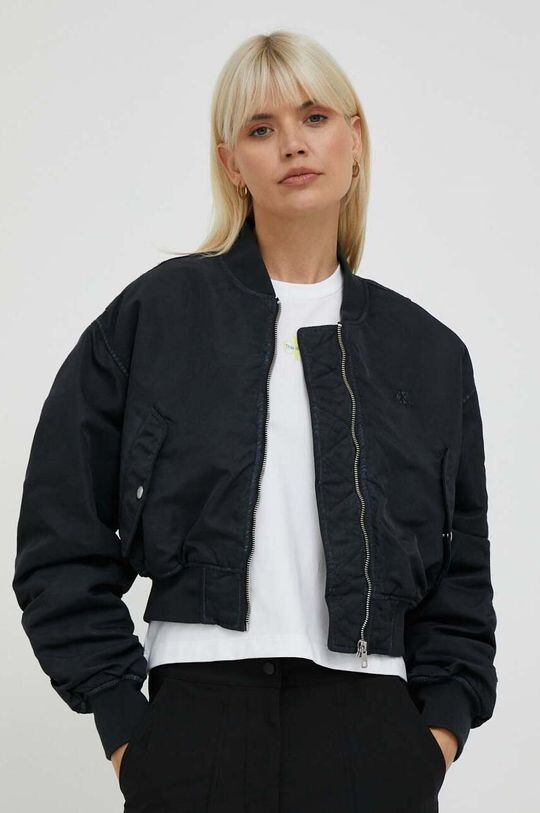 

Куртка бомбер Calvin Klein Jeans, черный