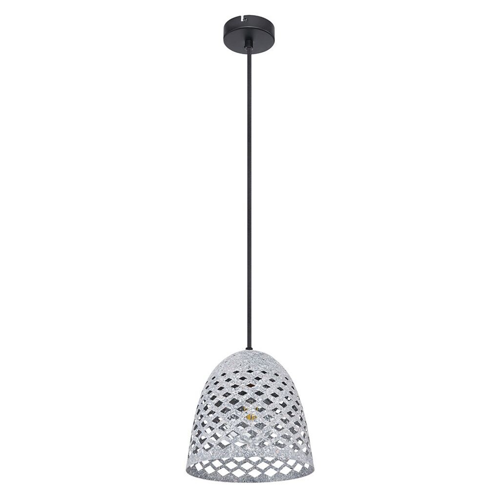 

Подвесной светильник, металл, серый, черный, регулировка высоты, D 20 см. Globo Lighting