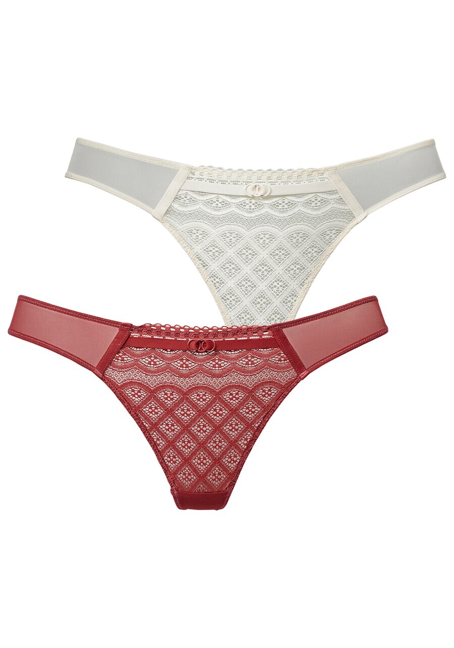 

Стринги Petite Fleur, цвет Cream/Red