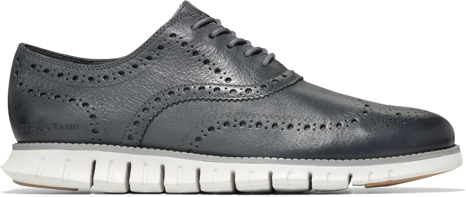 Мужские туфли Cole Haan ZG Remastered с гладким носком, серебряный — фото 3