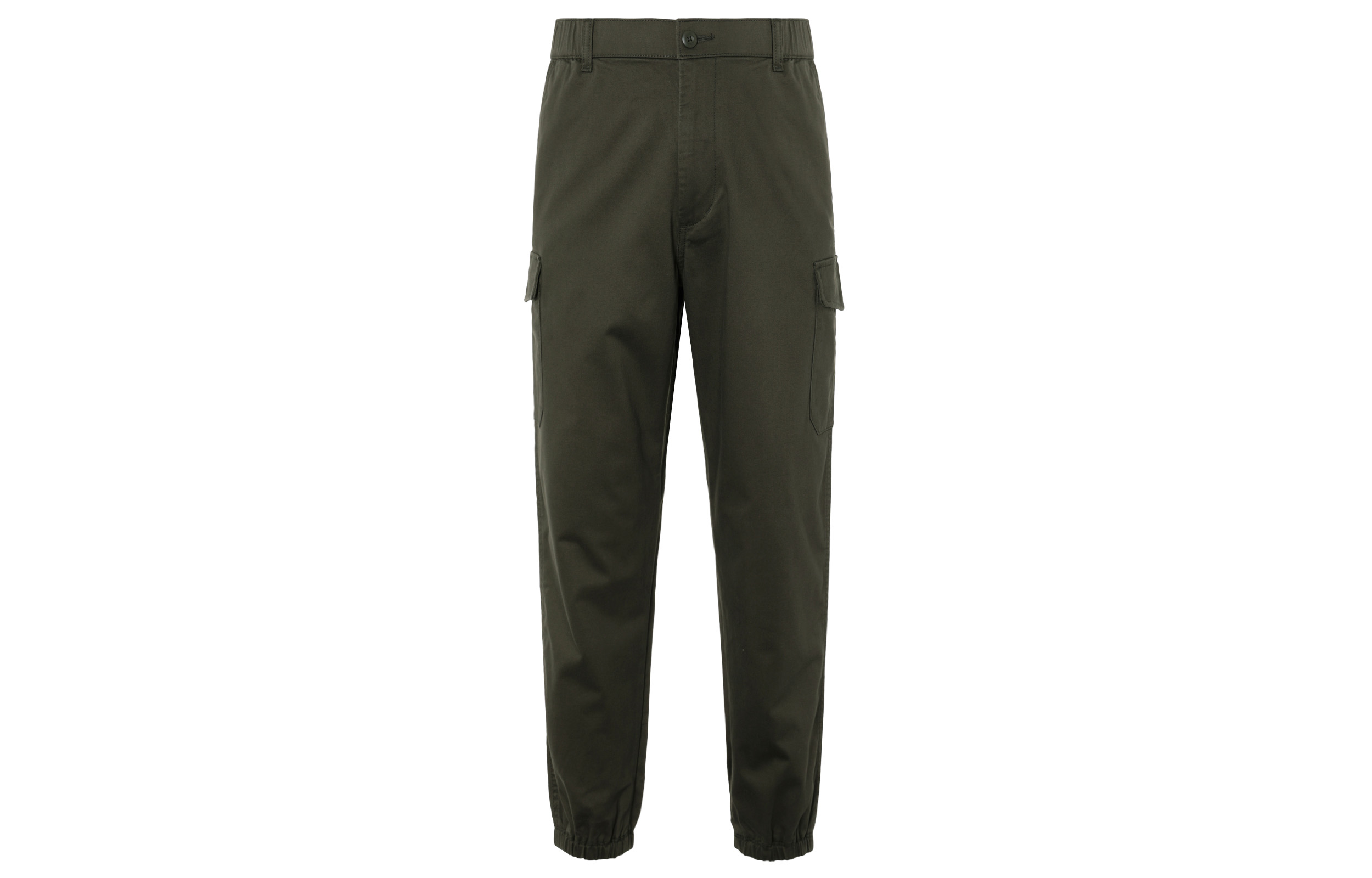 

Повседневные брюки мужские темно-оливковые UNIQLO