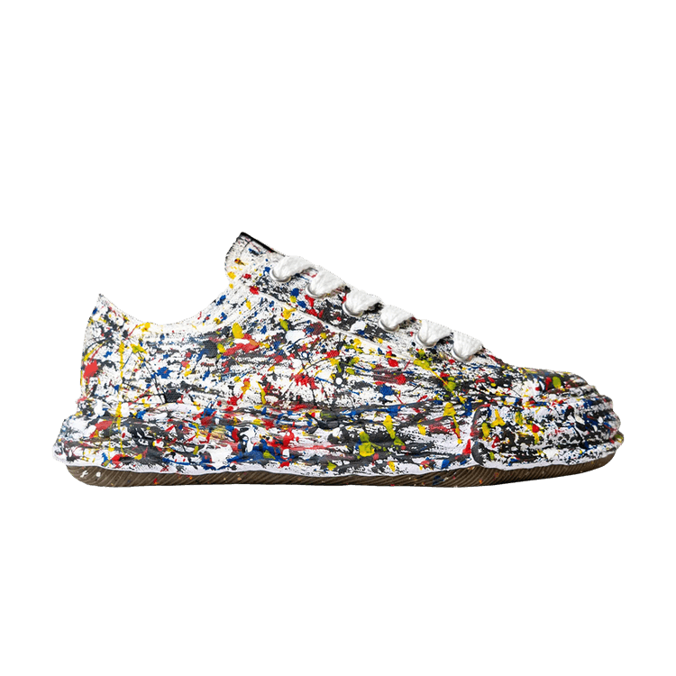 

Кроссовки Maison Mihara Yasuhiro Peterson 23 OG Sole Canvas Low 'Sputtering - White', белый