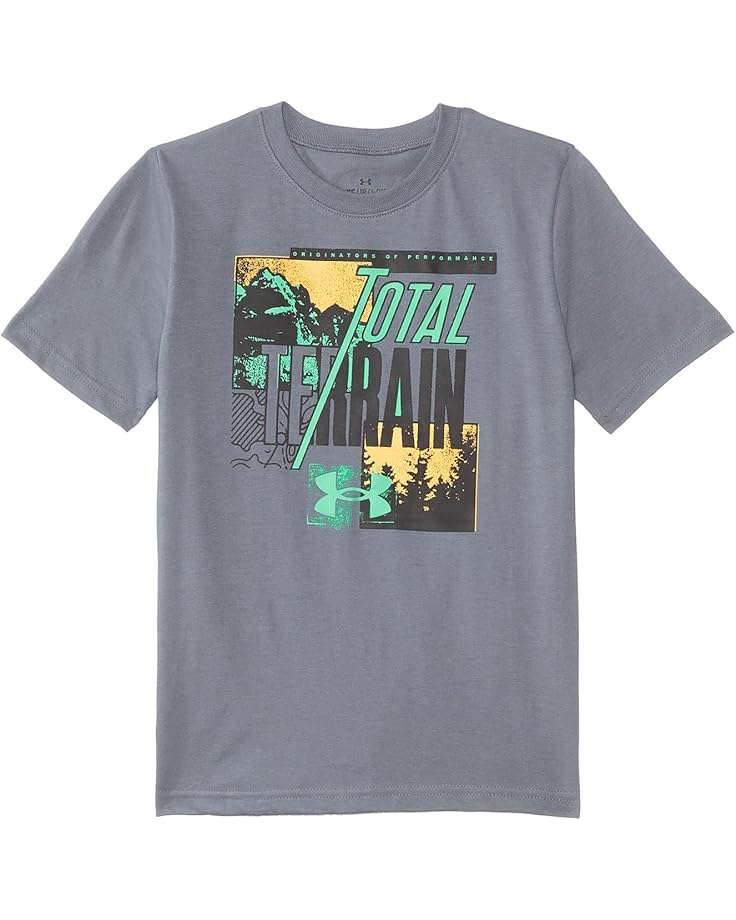 

Футболка Under Armour Kids Total Terrain Tee, цвет Titan Gray