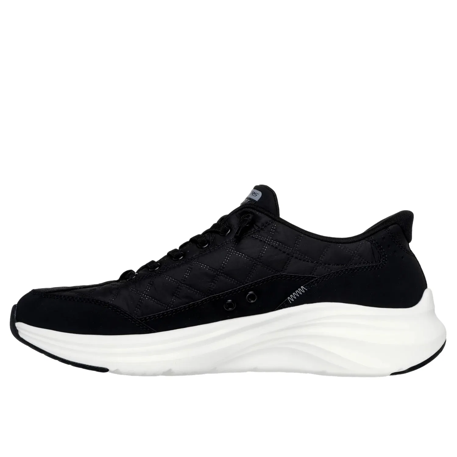 Мужские кроссовки Skechers Contour Foam Cozy Fit Hands Free Slip-In, черно-белые — фото 4