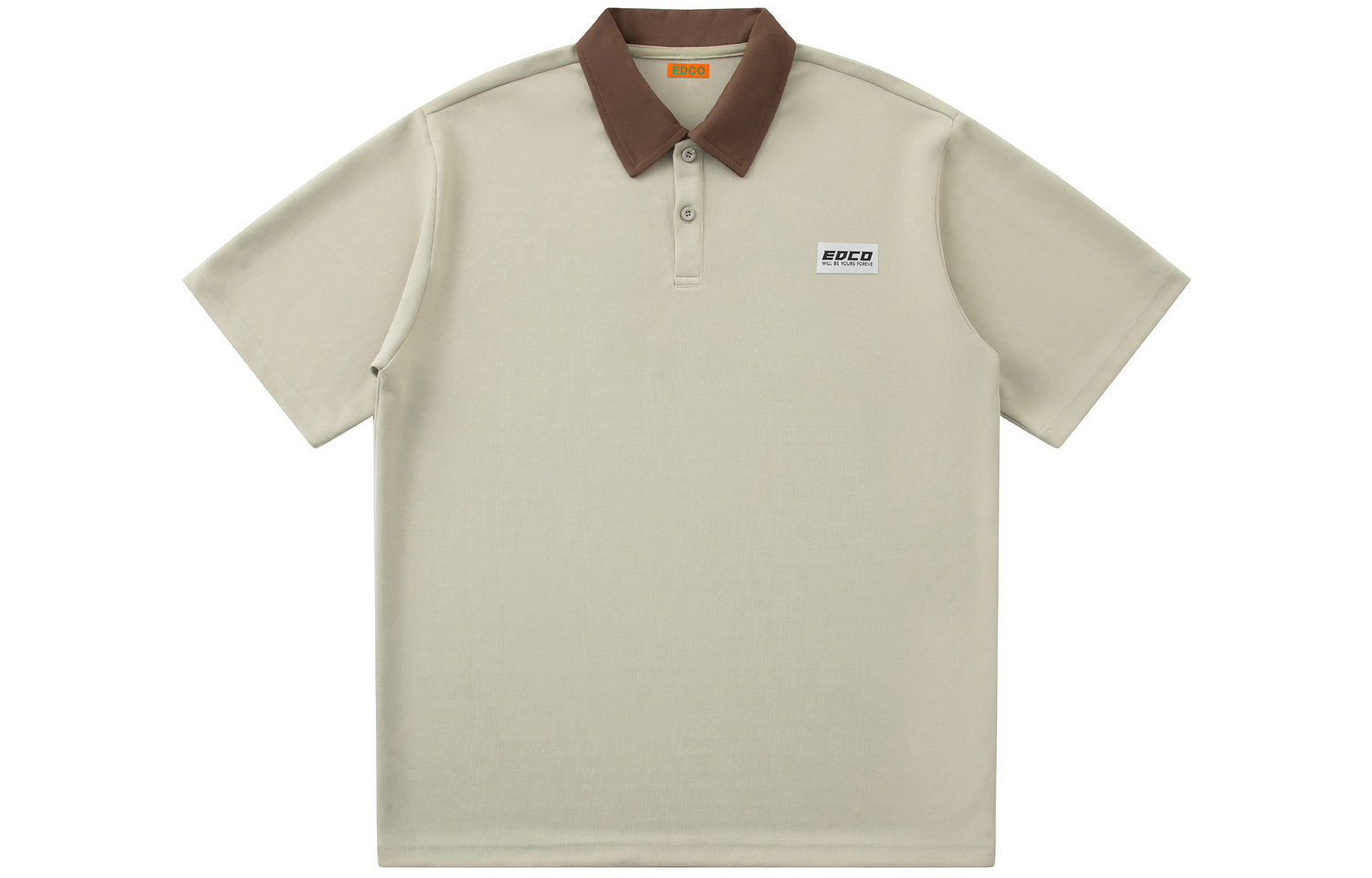 

Футболка поло унисекс EDCO BREAK SILENCE, светло-серый меланж