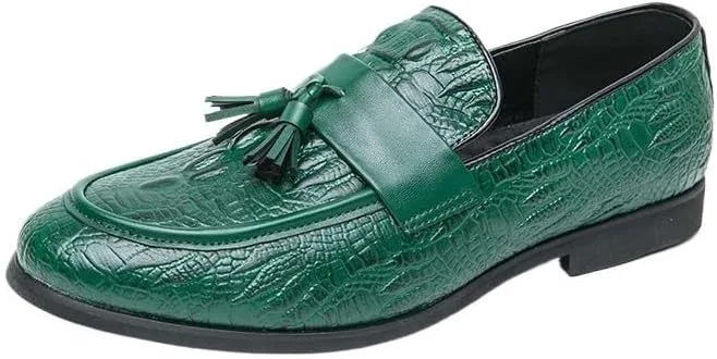 Лоферы Leather Loafers, Green Zestrelax