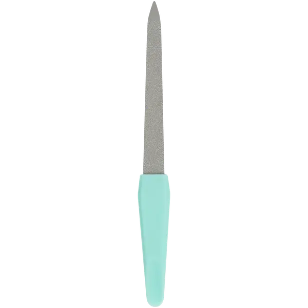 Пилочка для ногтей сапфировая в футляре, средняя, 1 шт. Hebe Professional Nail file — фото 2