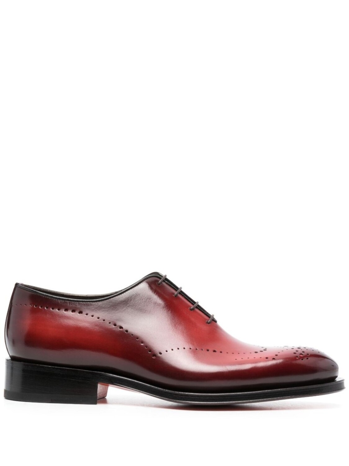 

Броги на шнуровке Santoni, красный