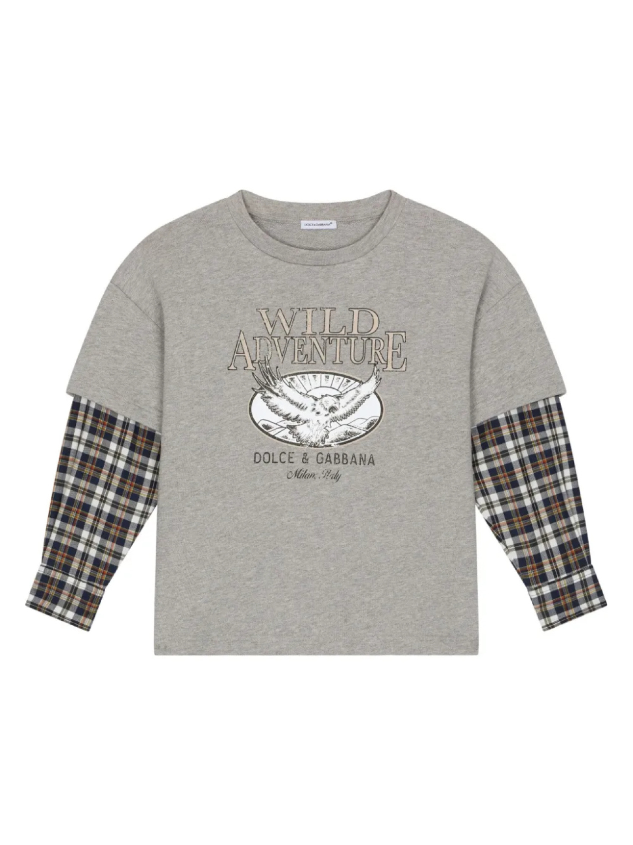 

Футболка Wild Adventure Dolce & Gabbana Kids, серый