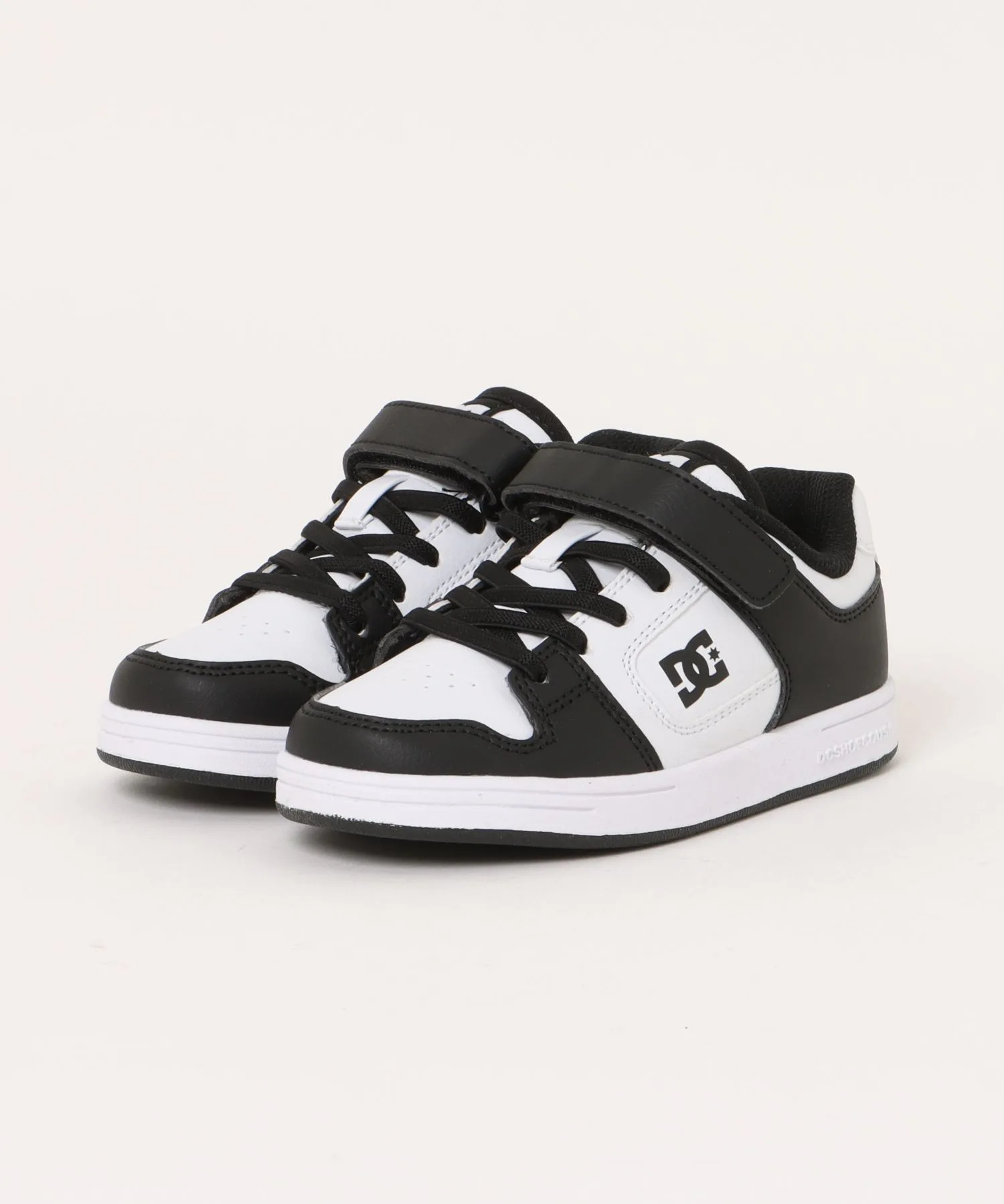 Детские кроссовки для скейтбординга KS MANTECA 4 V SN DC SHOES чёрно-белые