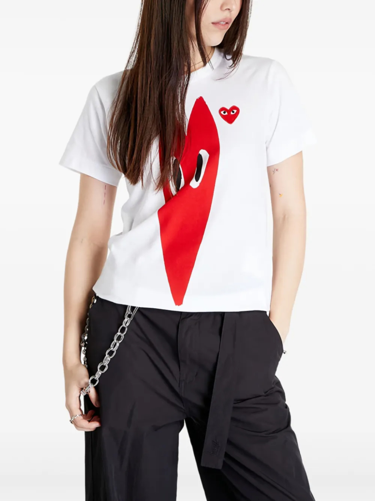 

Comme Des Garçons Play базовая футболка, белый