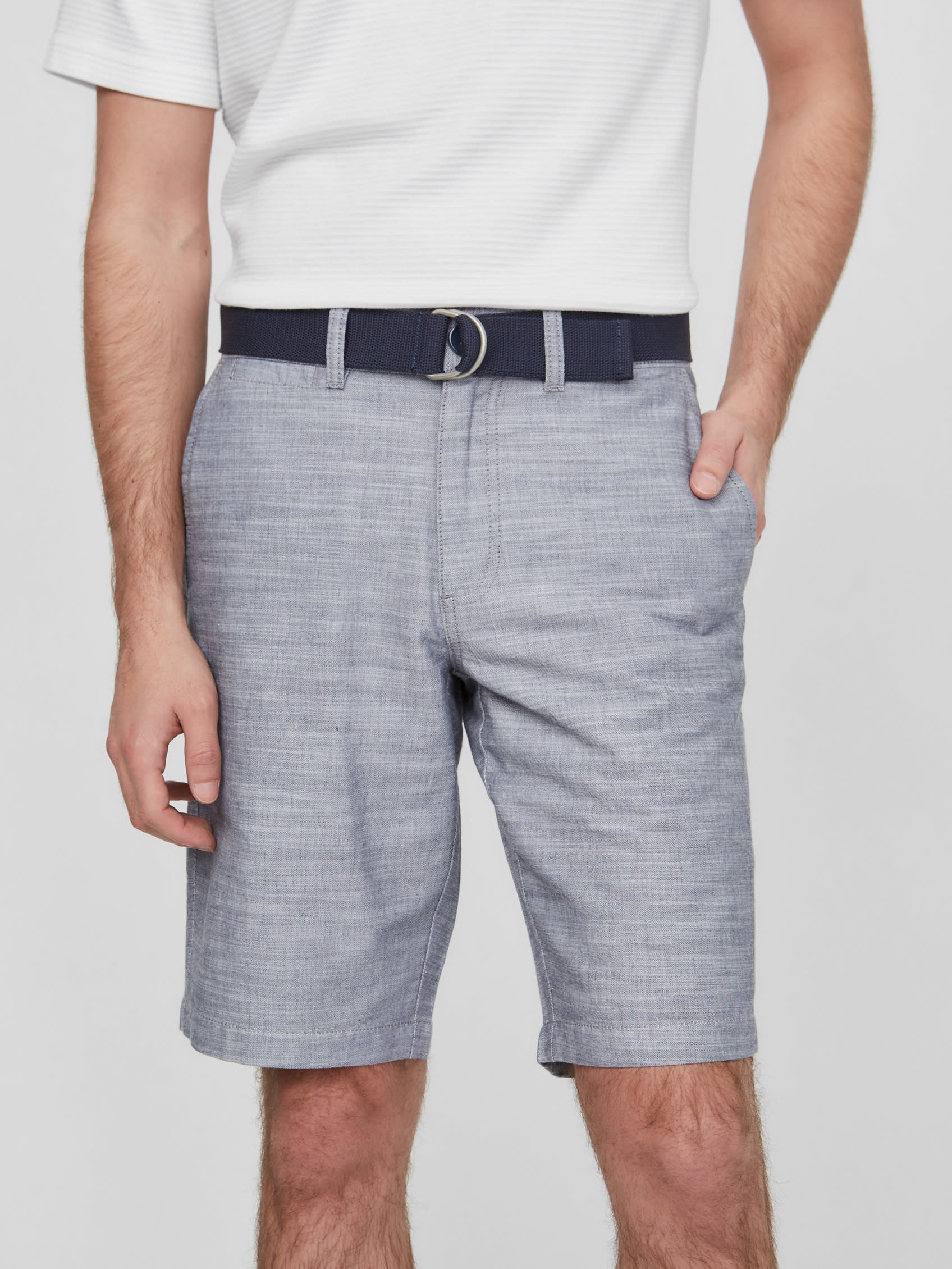 

Шорты с поясом Culver Guess Factory, цвет indigo jeans