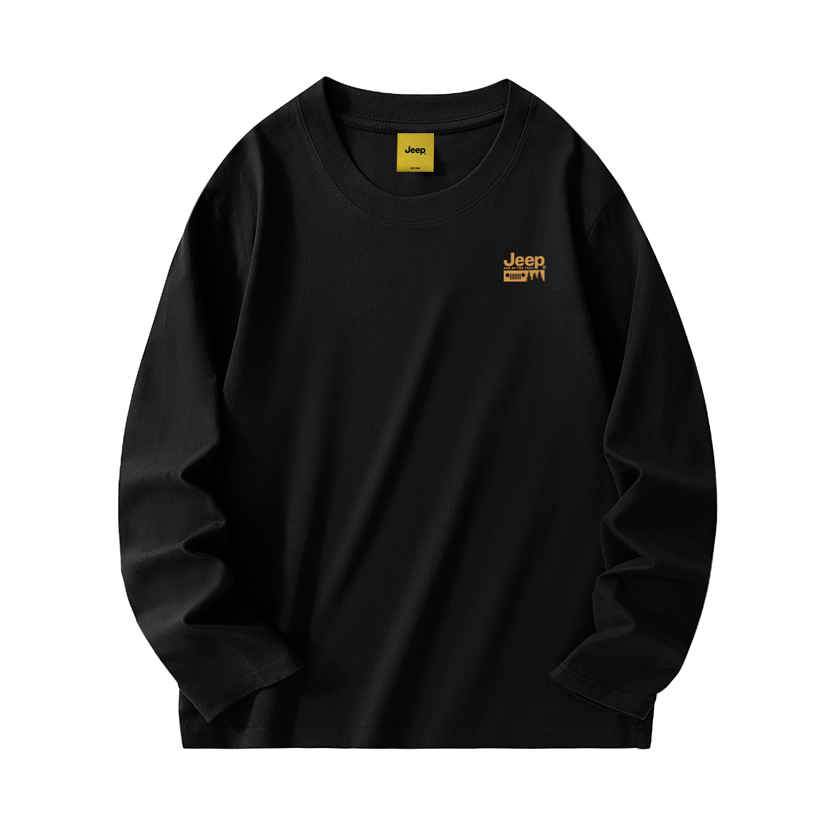 

Футболка Unisex Crew Neck Moderate Straight Fit Jeep, pure черный