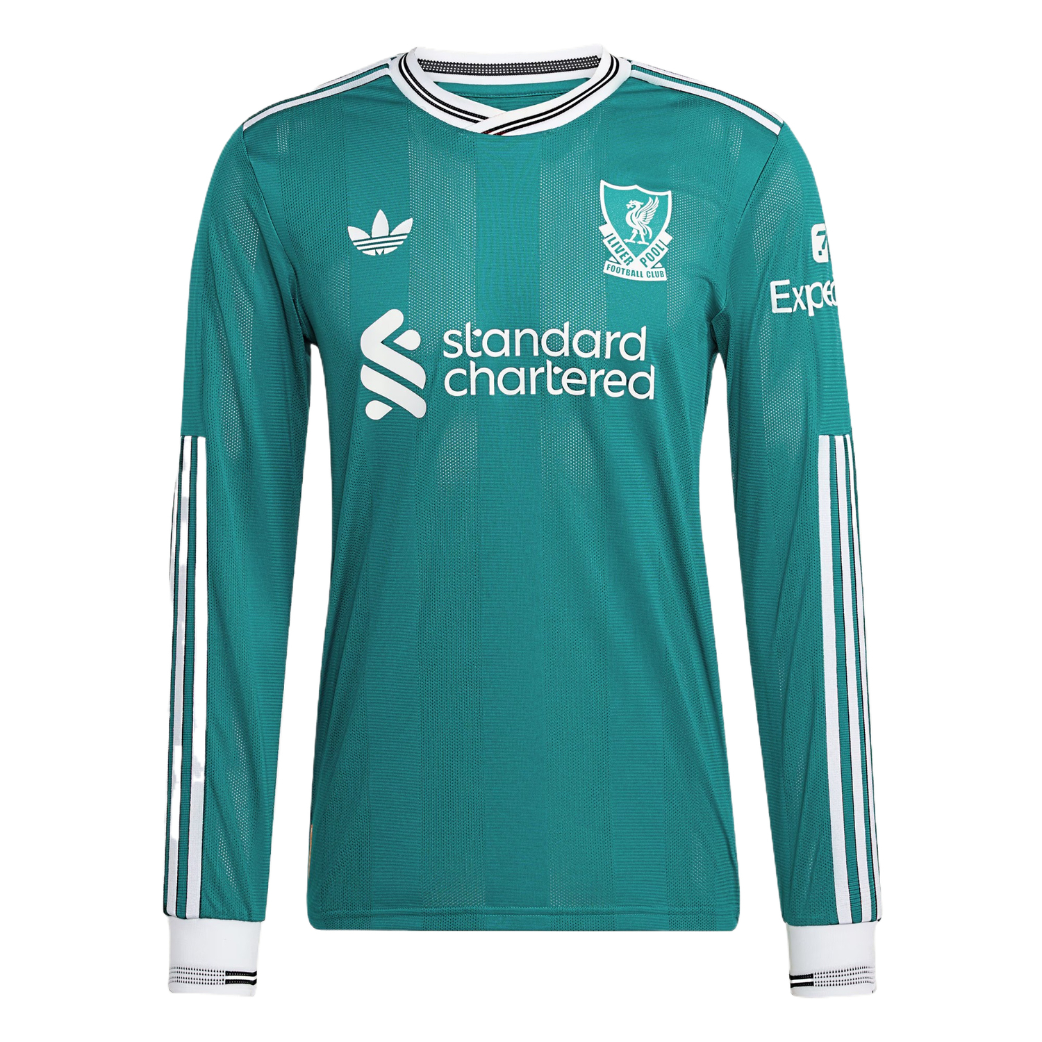 

Футболка Adidas Liverpool Fc 25/26 Long Sleeve Third Authentic Adidas Originals, зеленый