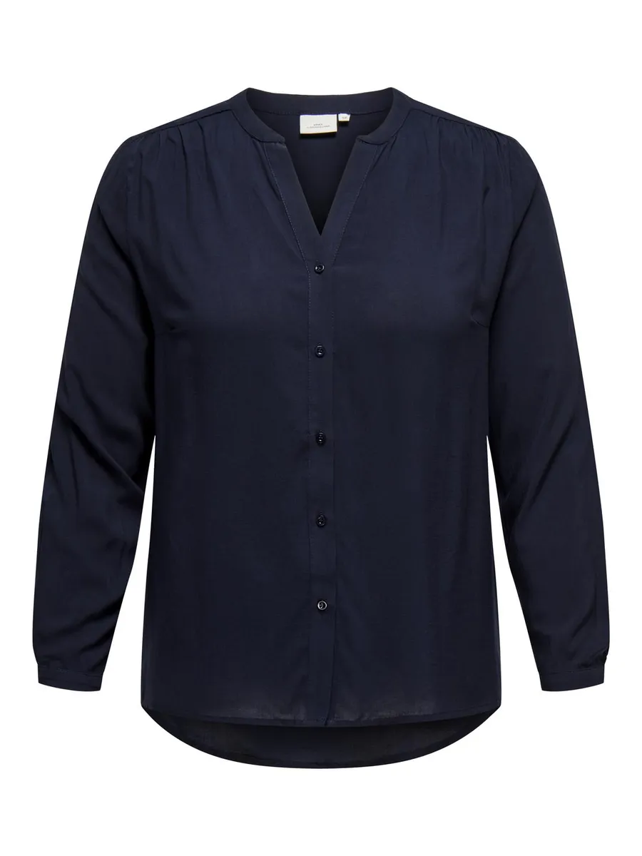 

Блузка ONLY CARMAKOMA с принтом "CARANITA LS SHIRT AOP", цвет Night Sky