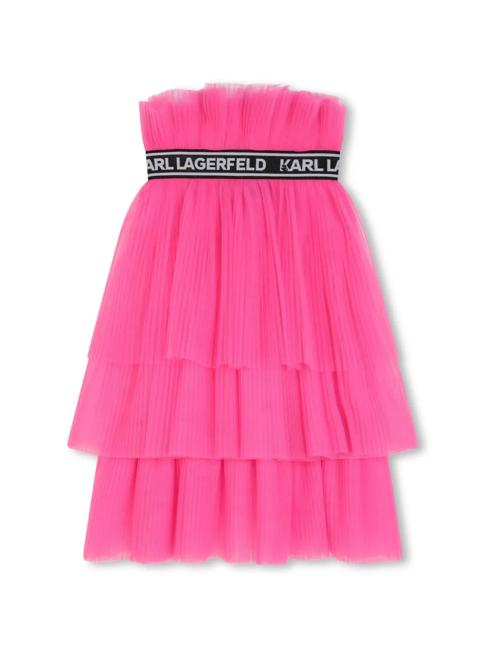

Многослойная юбка Ceremonie KARL LAGERFELD KIDS, розовый