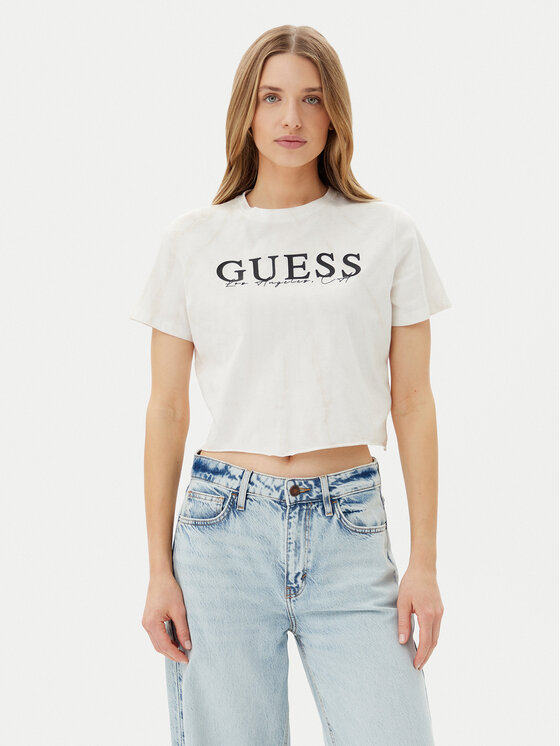 

Футболка обычного кроя V5GI19 I3Z14 Guess, экрю