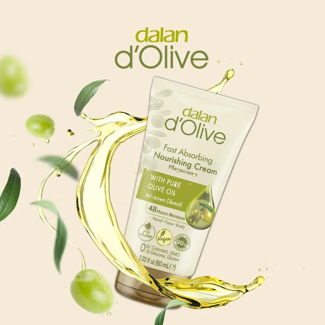 Крем для рук и тела «d'Olive» от Dalan, 3 штуки по 60 мл Dalan — фото 4