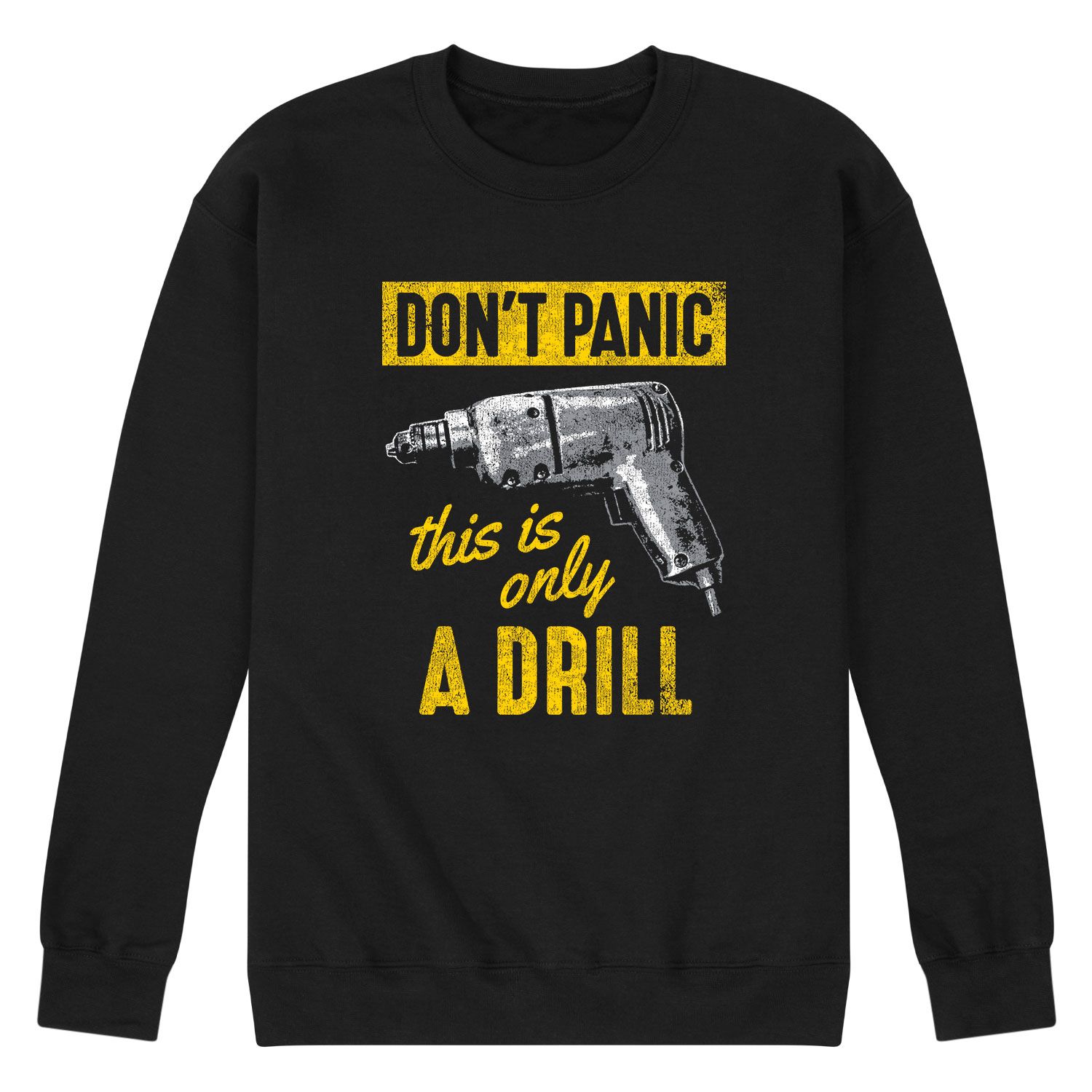 

Мужская толстовка с рисунком Don't Panic This is Just a Drill Licensed Character