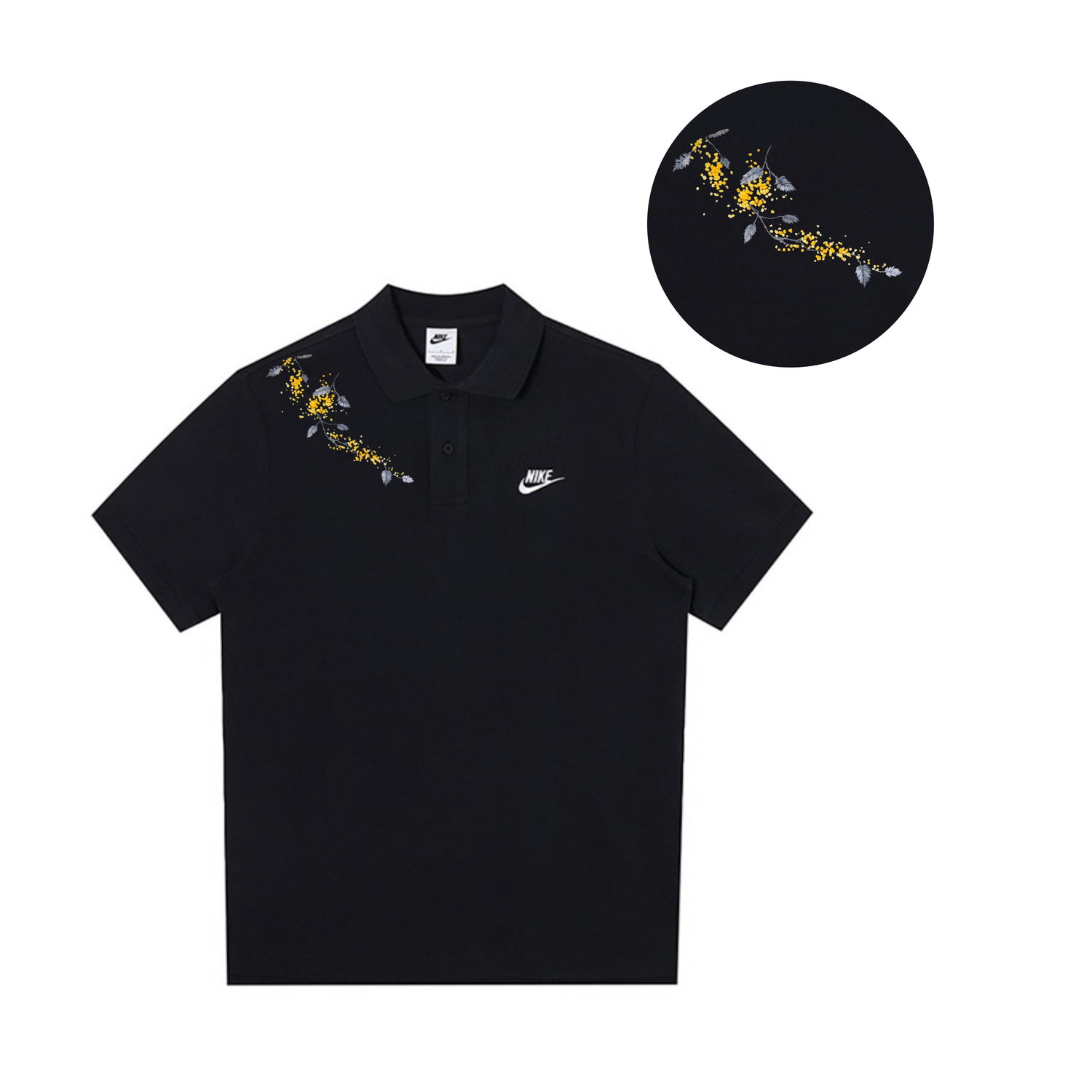 

Спортивная поло мужская Nike, черный