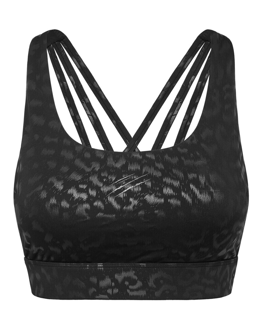 

Майка Plein Sport Sports Top Leopard, черный
