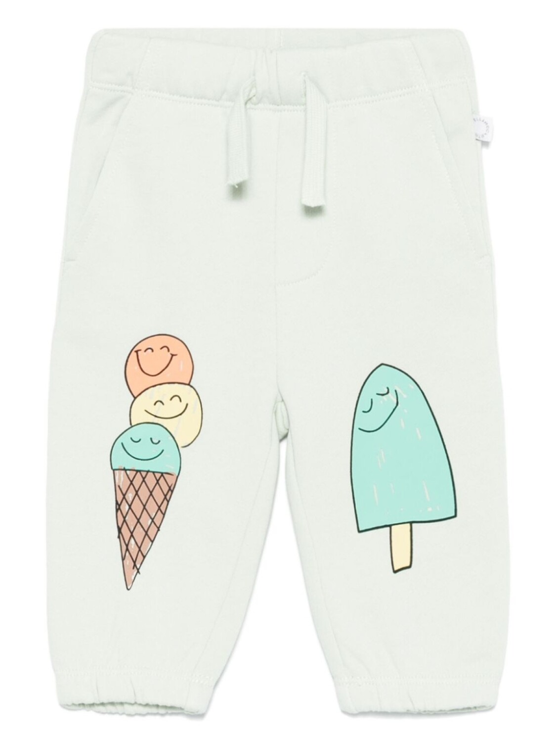 

Stella McCartney Kids спортивные брюки с принтом, зеленый