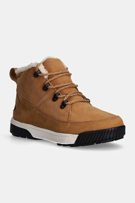 Женские зимние ботинки The North Face Sierra из нубука водонепроницаемые, светло-коричневый