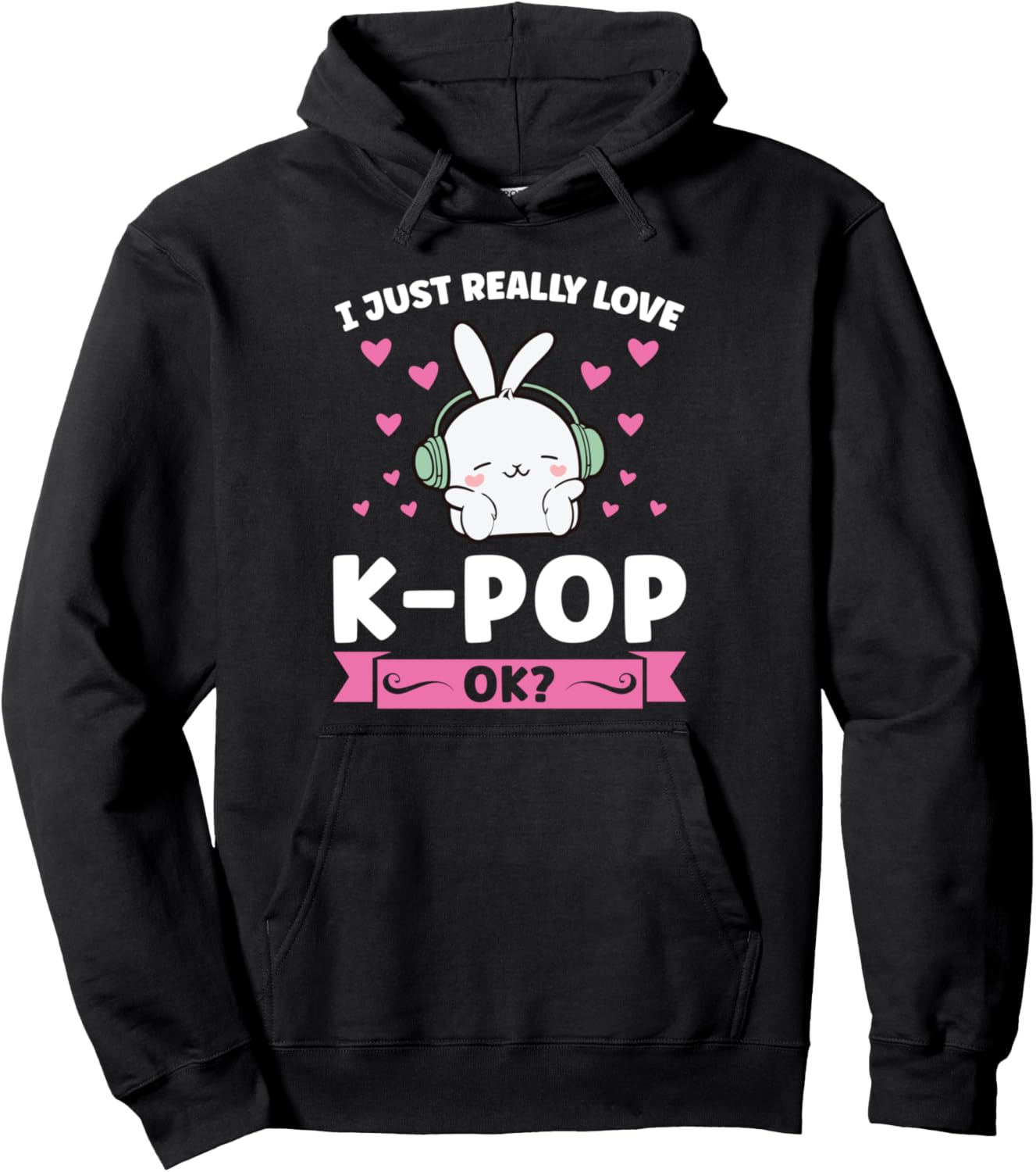 

Я очень люблю K-pop, понятно Худи с надписью K-pop Girl K-Pop Lover & K-Pop Merch Gift, черный