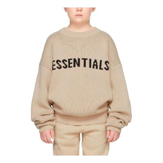 

Свитер (GS) Fear of God Essentials FW21 Beige/Linen Pullover Sweater FOG-FW21-137