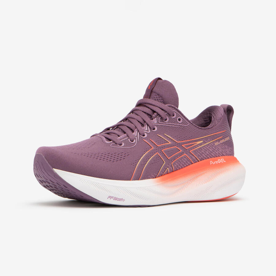 Кроссовки женские Asics - Gel-Ziruss 8 тёмно-фиолетовый/коралловый — фото 3