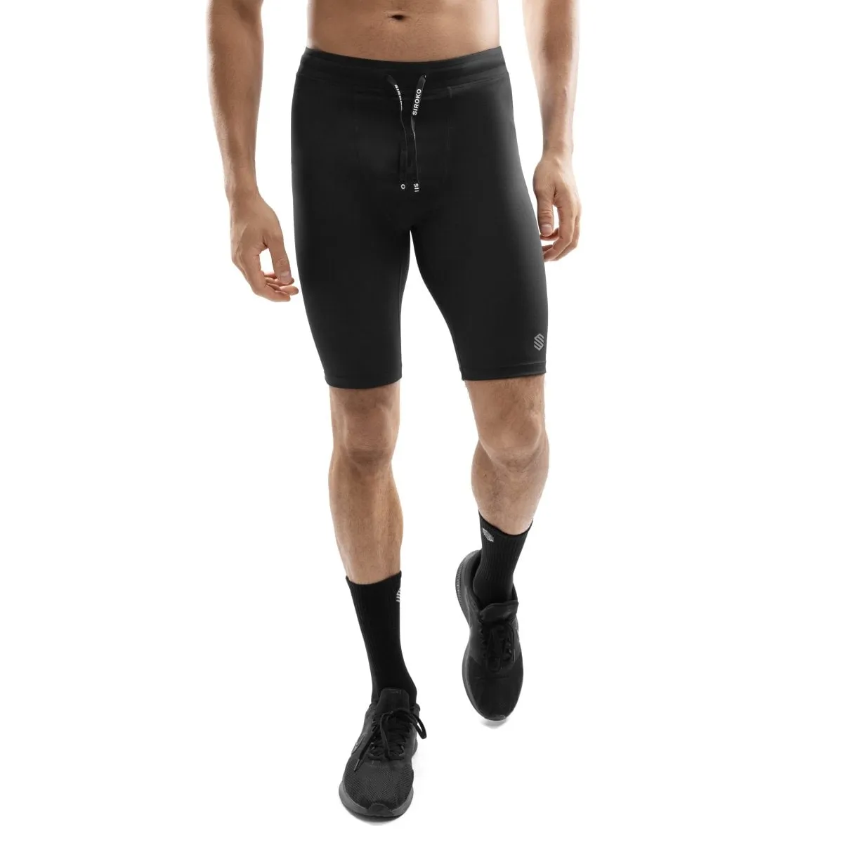

Мужские спортивные шорты для зала Gym-BikerShorts Siroko, черный
