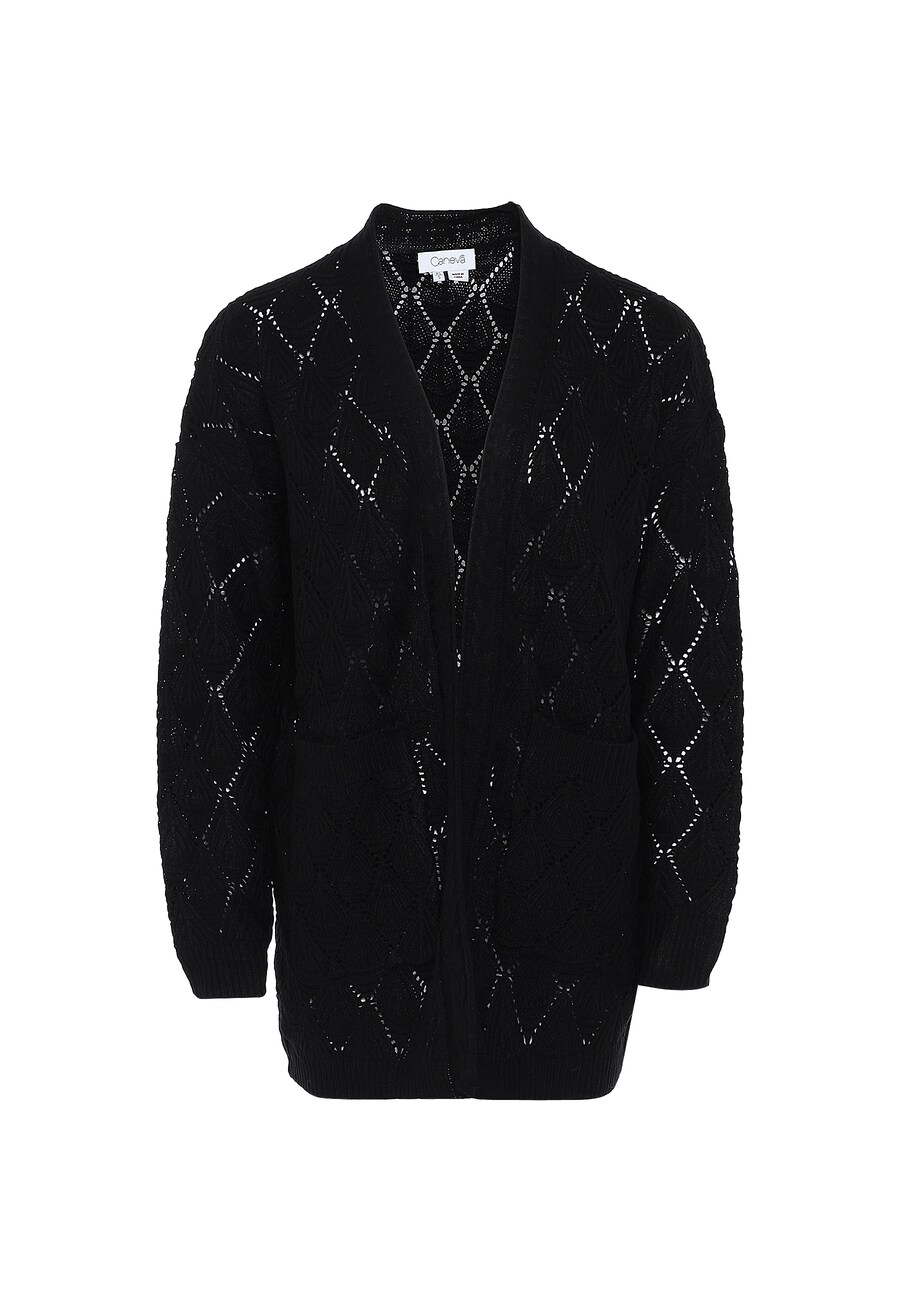 

Вязаный кардиган caneva, черный