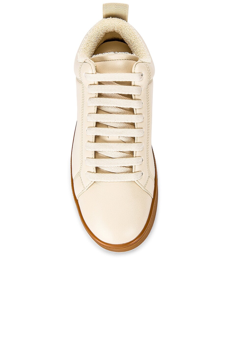 Кроссовки Bottega Veneta Lace Ups, цвет Sea Salt — фото 4