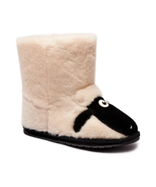 

Кожаные снежные сапоги Emu Australia x Shaun the Sheep Emu Australia, белый