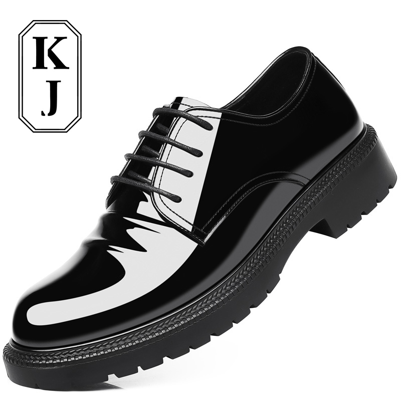 Мужские классические туфли черные KJ-750 Black, цвет KJ-750 Black — фото 2