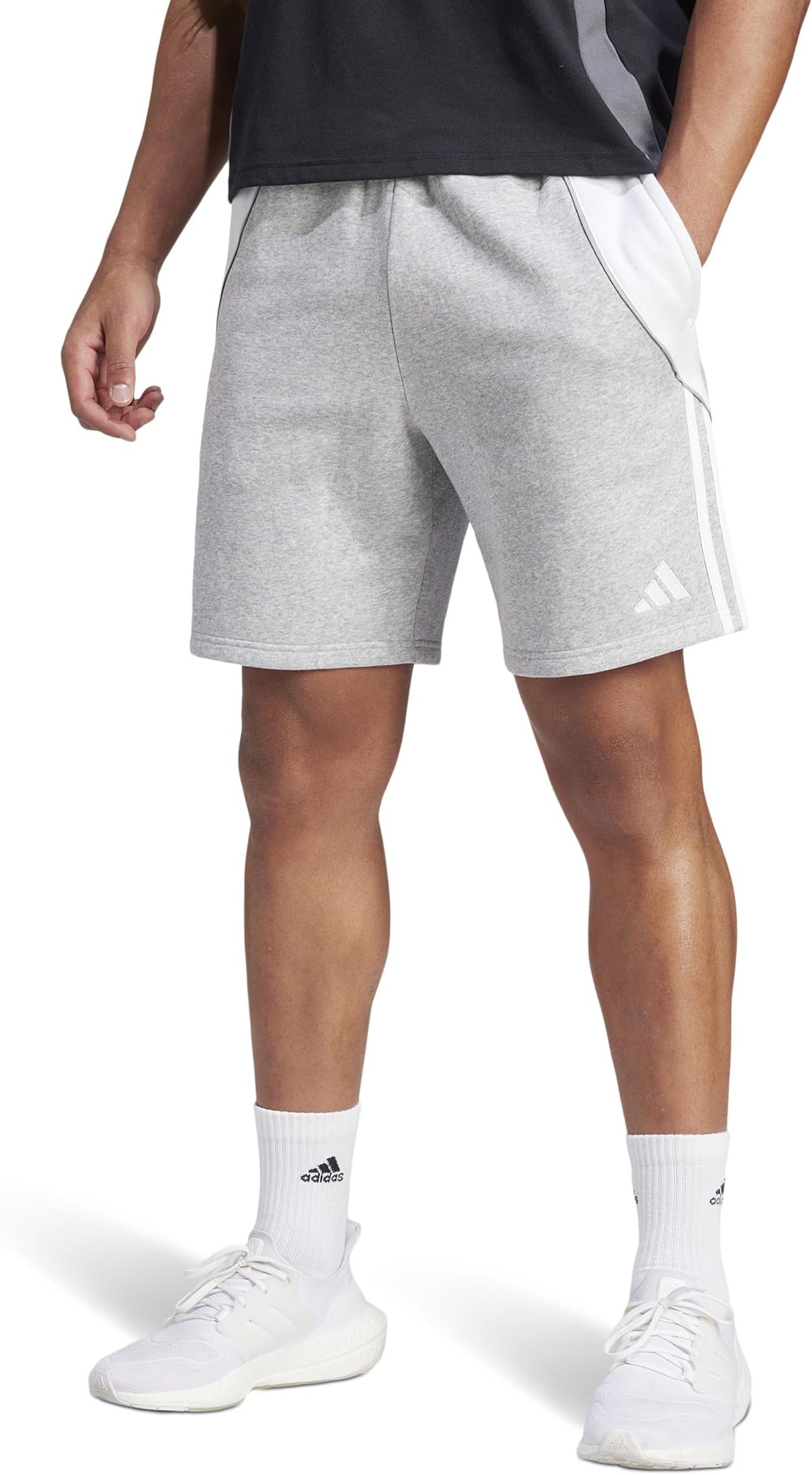 

Шорты adidas Tiro 24 Sweatshorts, цвет Medium Grey Heather/White