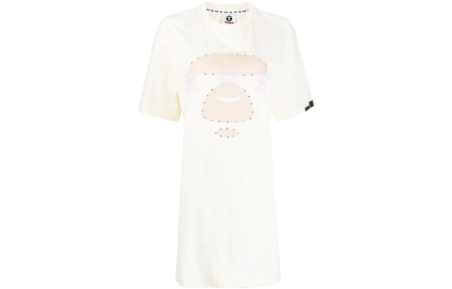 

Футболка из хлопка с логотипом AAPE BY * A Bathing Ape