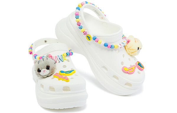 Сандалии nana with room1042 x cat sports multi-color sandals Crocs, бежевый — фото 4