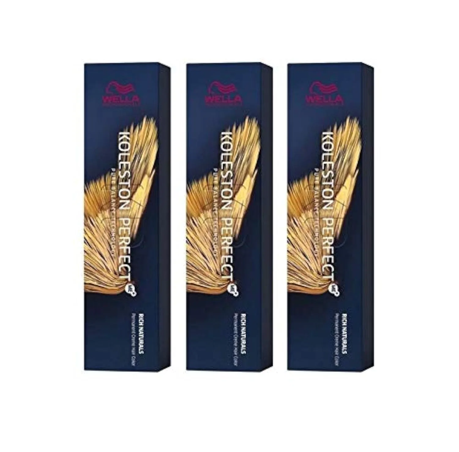 Стойкая краска для волос Wella Koleston Perfect Me+ KP Rich Naturals 7/1 Средний блондин пепельный, 3 шт. Wella Professionals