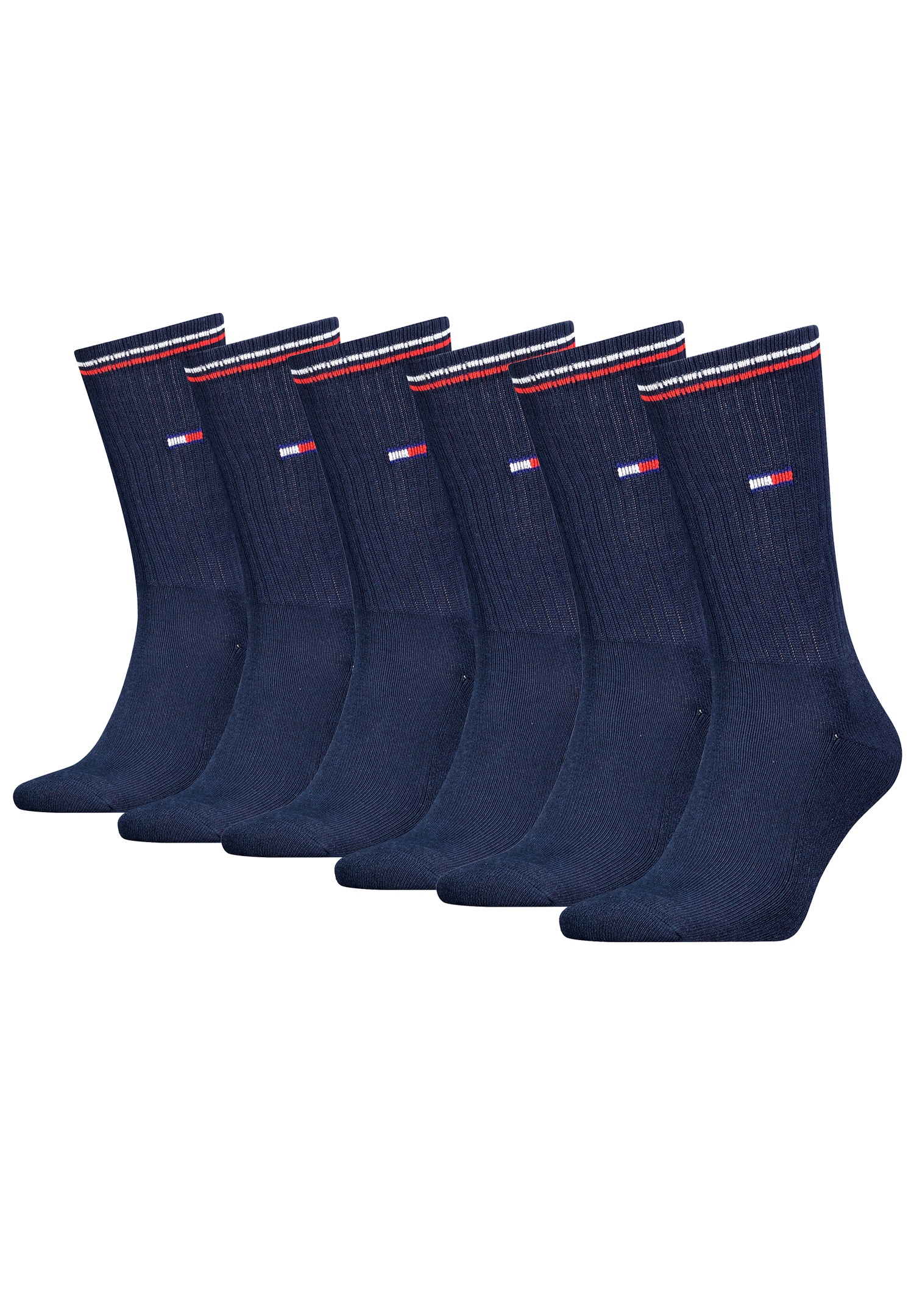 

Носки Tommy Hilfiger TH UNI TJ SOCK 6P ICONIC, цвет Dark Navy